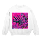 moon_takuanの観世音菩薩と龍2「Kanzeon Bodhisattva and dragon2」 Crew Neck Sweatshirt