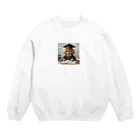 s30zcの勉強を頑張るトイプードル Crew Neck Sweatshirt