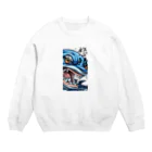 ebesの怒サバ Crew Neck Sweatshirt