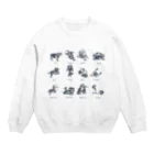 chicodeza by suzuriの12星座一覧 Crew Neck Sweatshirt