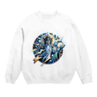 かーふくんのあがきショップの雷鳴のソラリオン Crew Neck Sweatshirt