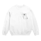 博徒出陣のロンパリコアラ氏 Crew Neck Sweatshirt