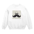 まいけんの鼻ヒゲ maiken Crew Neck Sweatshirt