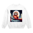 yatyohyakkeiのふくろう Crew Neck Sweatshirt