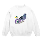 monomawaruの弘前の鳩笛 / Pigeon Whistle from Hirosaki (Aomori)  Crew Neck Sweatshirt