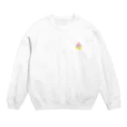 うんこちゃん！の水浴びうんこちゃん！ Crew Neck Sweatshirt