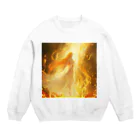 AQUAMETAVERSEの光の世界へ向かう姫 アメジスト 2846 Crew Neck Sweatshirt