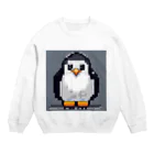 hakusyuuの優しい眼差しペンギン Crew Neck Sweatshirt