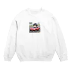 なお（ｻﾗﾘｰﾏﾝ）＠AI使って情報発信中のオープンカードライブ＠サラリーマン Crew Neck Sweatshirt