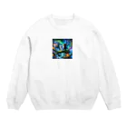 katohkouchiの魔法の探索：好奇心の旅 Crew Neck Sweatshirt