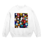 PAC (ポップアートキャット）のPAC (ポップアートキャット) Crew Neck Sweatshirt