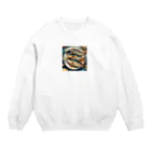 happiness_shopの粗食が一番 Crew Neck Sweatshirt