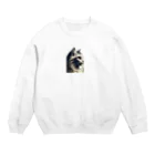 Motonokiの仮）ネコしゃん Crew Neck Sweatshirt