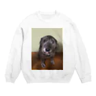 いといとにゃんこショップの犬のらぶちゃん Crew Neck Sweatshirt