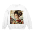 AQUAMETAVERSEの日本のAIアート世界へ羽ばたけ アメジスト 2846 Crew Neck Sweatshirt