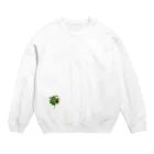 Poniponiの幸運の四つ葉 Crew Neck Sweatshirt