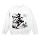 影の戦士コレクションの疾風迅花 Crew Neck Sweatshirt