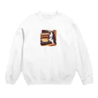 tak12_12のクッキングペンギン Crew Neck Sweatshirt