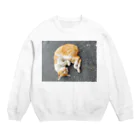 おのあきおの丸まり猫 Crew Neck Sweatshirt