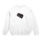 gajetto_papaのgajetto_papaキーボード Crew Neck Sweatshirt