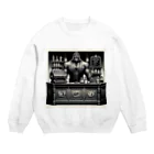 ゴリラショップのThe Mighty Gorilla Coffee Shop  Crew Neck Sweatshirt