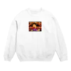 田舎の高校生のpeketa? Crew Neck Sweatshirt