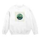 Design Harborのcute frog Crew Neck Sweatshirt