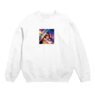 meyl29の可愛い女の子 Crew Neck Sweatshirt