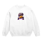 JM8の怒りのペンギン Crew Neck Sweatshirt