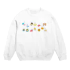 もふもふ堂のギリシャ神話好きへ！、かわいい１２（１３）星座のデザイン Crew Neck Sweatshirt