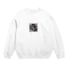 A_syのキューアールコード Crew Neck Sweatshirt