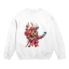 yuiyuichanのデジタルオデッセイ Crew Neck Sweatshirt