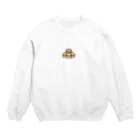 ハチ-8のマカロン　4つ Crew Neck Sweatshirt