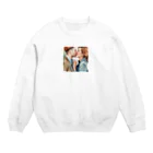 メアリーの「恋人のキス」 Crew Neck Sweatshirt