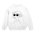 oyumiの風を感じるぜ Crew Neck Sweatshirt