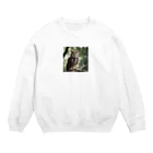 keistyleの森の番人　フクロウ Crew Neck Sweatshirt