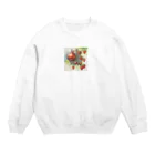 Oimo_shanの機械仕掛けのイチゴさん Crew Neck Sweatshirt