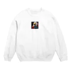 ryu_1137の凛とした鷲 Crew Neck Sweatshirt