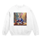 うさぎやの裁判官のうさぎ3 Crew Neck Sweatshirt