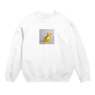 いろとりどりのどうぶつの折り紙ひよこグッズ Crew Neck Sweatshirt