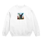 zone-zeroの妖怪 Crew Neck Sweatshirt