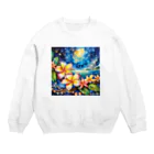 アリエルの空想鉱物店 "Arier's Imaginary Mineral Shop"の空想鉱物〈ハワイアンスピリットⅢ〉 Crew Neck Sweatshirt