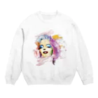 ziyanglのMarilyn Monroe Crew Neck Sweatshirt