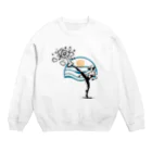 Namataのkick something up Crew Neck Sweatshirt