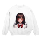 AIchan（AIイラスト）の愛081 Crew Neck Sweatshirt