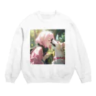 ぶーたんの犬との素敵な週末 Crew Neck Sweatshirt