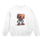 Sachi0625のレトロ戦闘ロボットＬ Crew Neck Sweatshirt