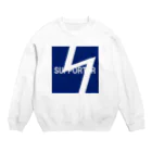 JunPEACEのさぽーたー Crew Neck Sweatshirt