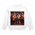 decogoriraの仲間の絆 Crew Neck Sweatshirt