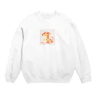 ニャン丸の火の世界に生まれたドラゴン Crew Neck Sweatshirt